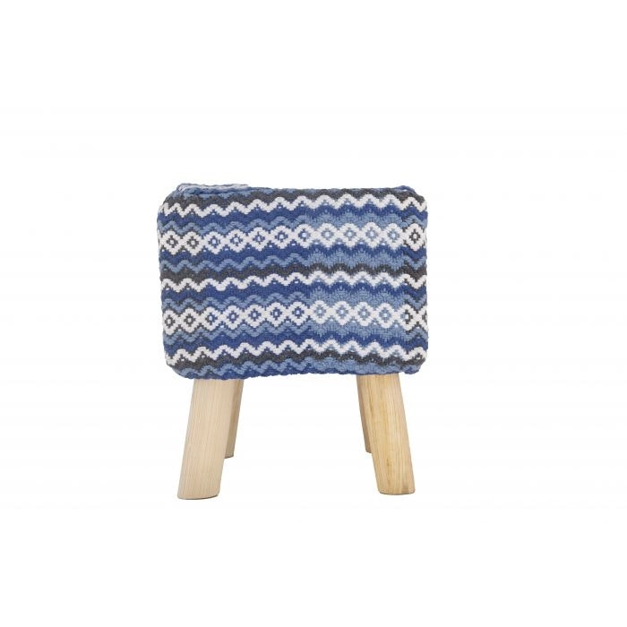 Ava Stool BLUE IVORY