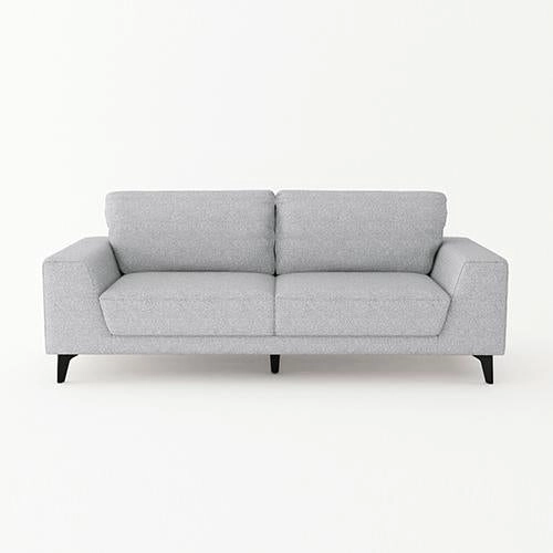 Hopper 3 Seater Fabric Sofa Light Grey Colour