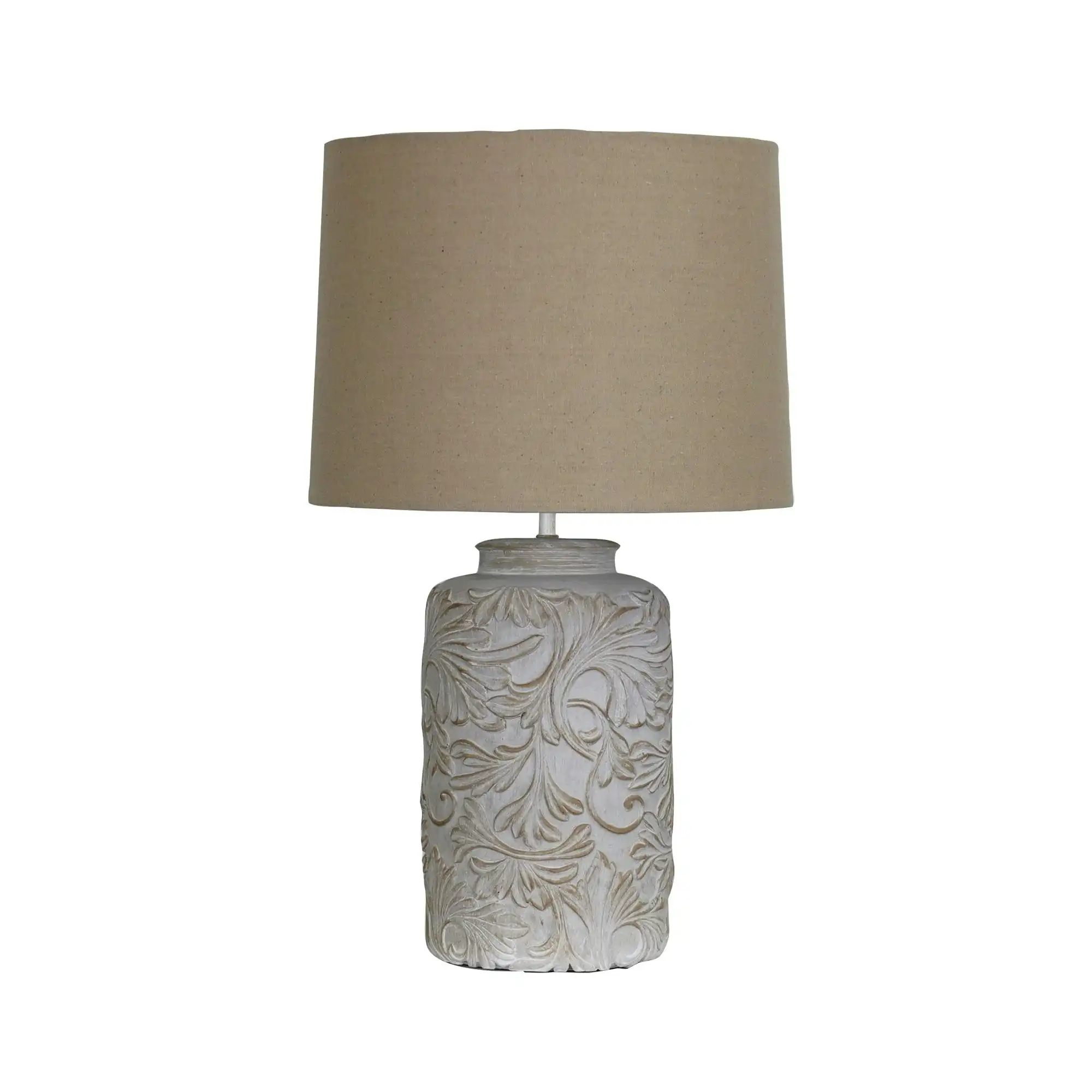 ANDORRA Table Lamp Romantic Embossed Floral