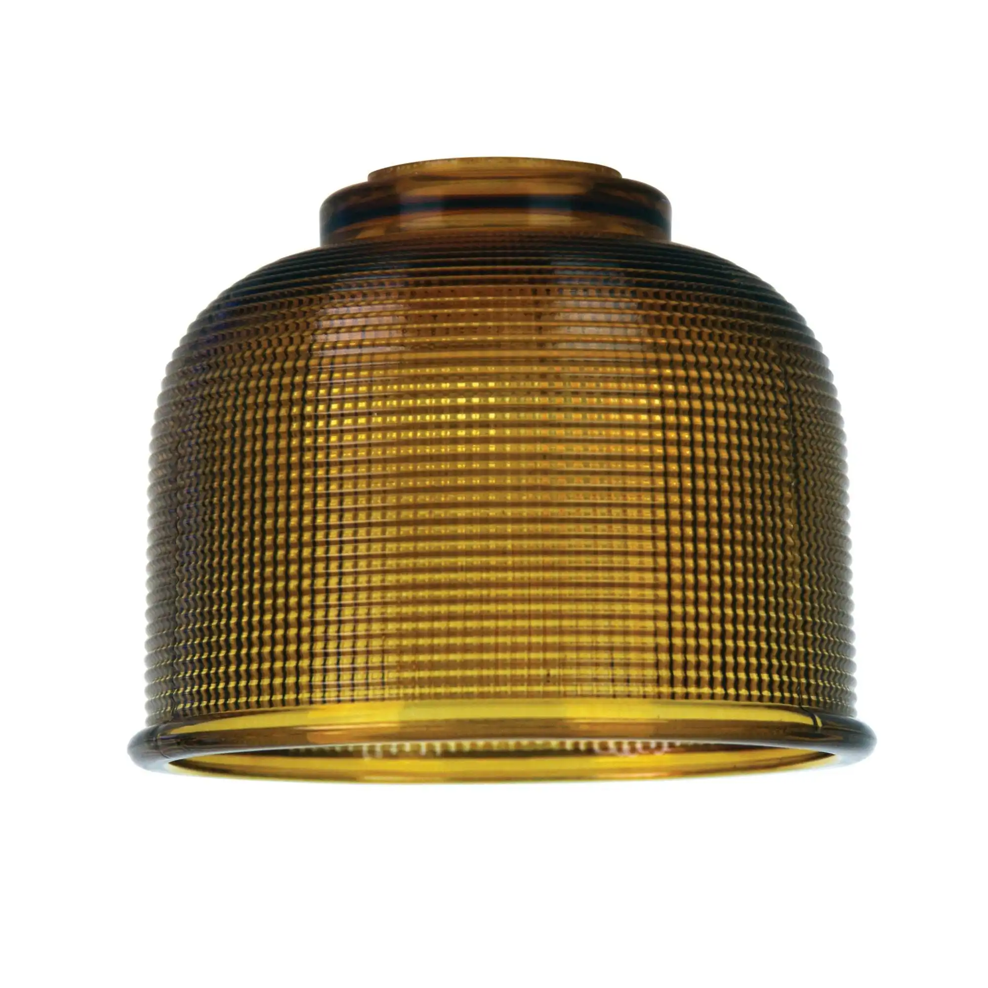 MAISON.15 15cm Retro Halophane Amber Glass Shade