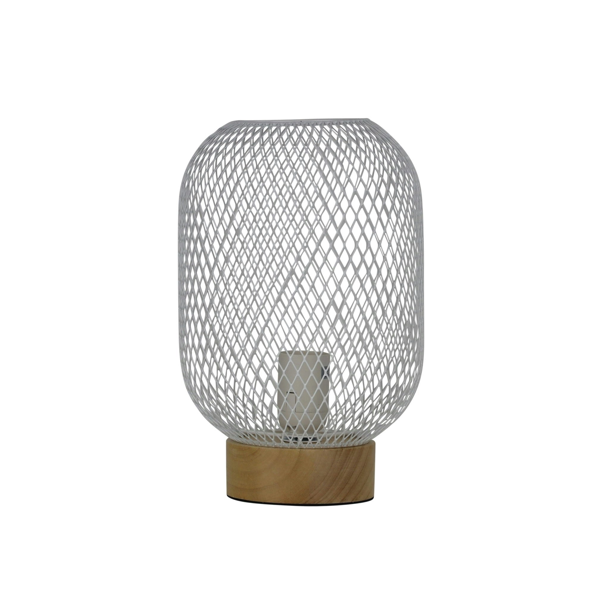 TILDA White Mesh Table Lamp