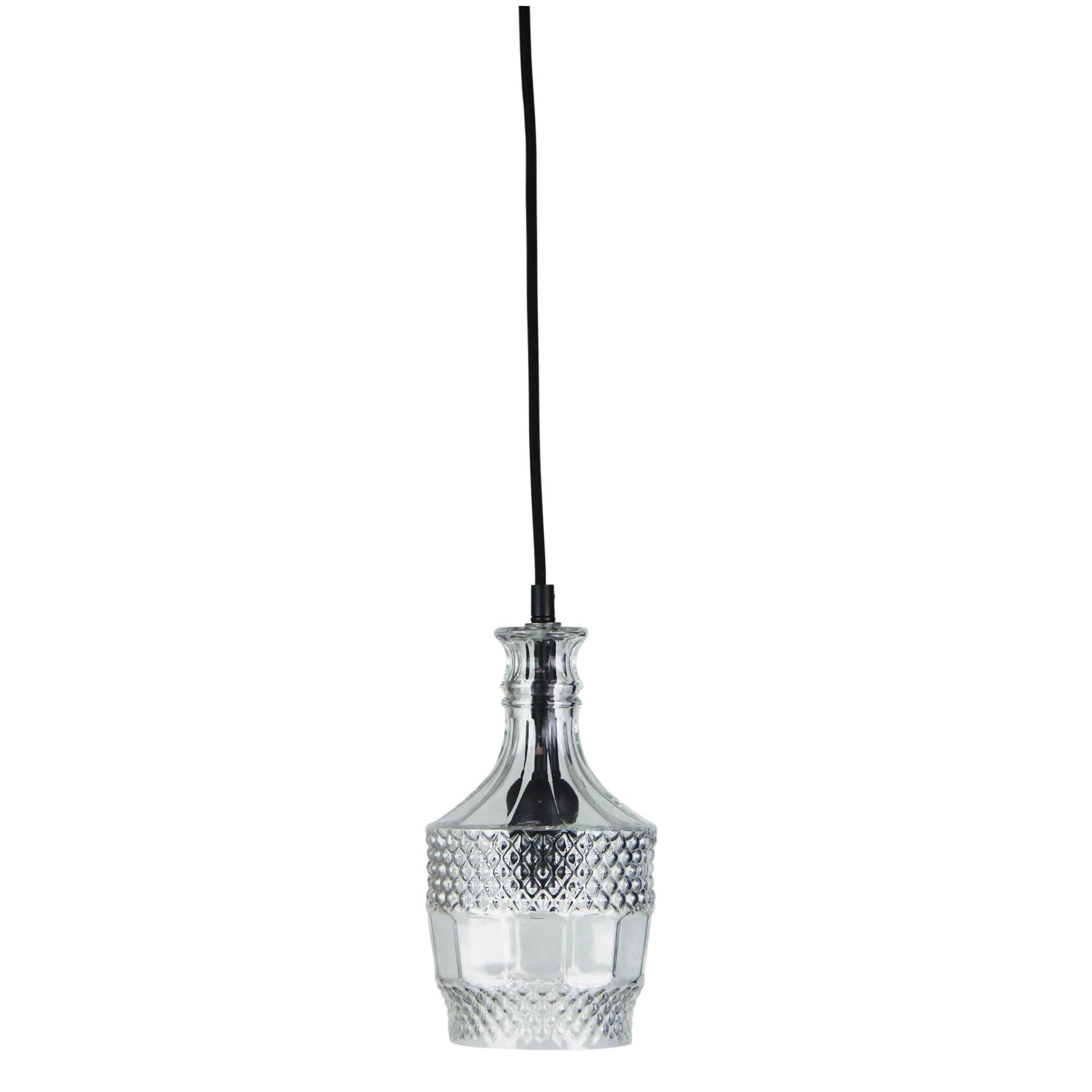 DECANT 3 Retro Vintage Cut Glass Pendant