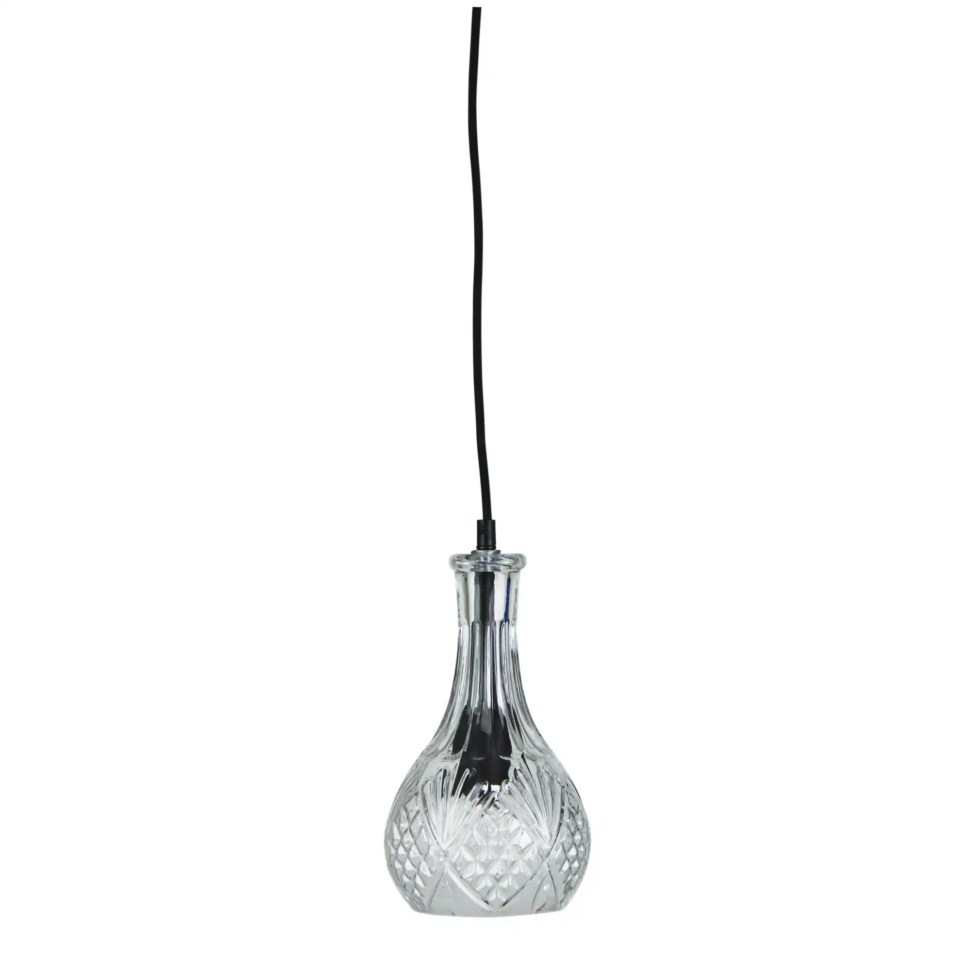 DECANT 1 Retro Vintage Cut Glass Pendant