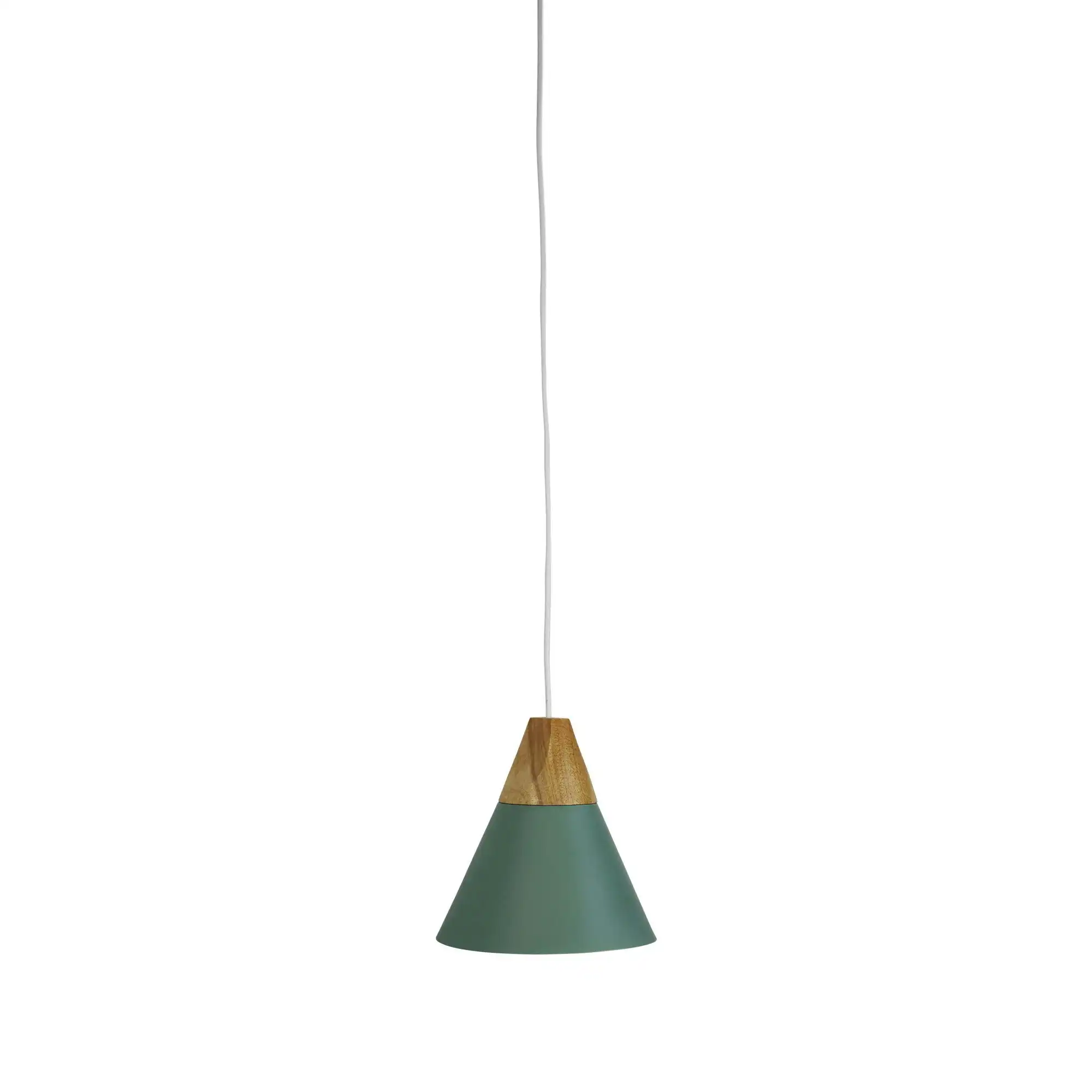 TRIGO.20 Stylish Conical Green Pendant