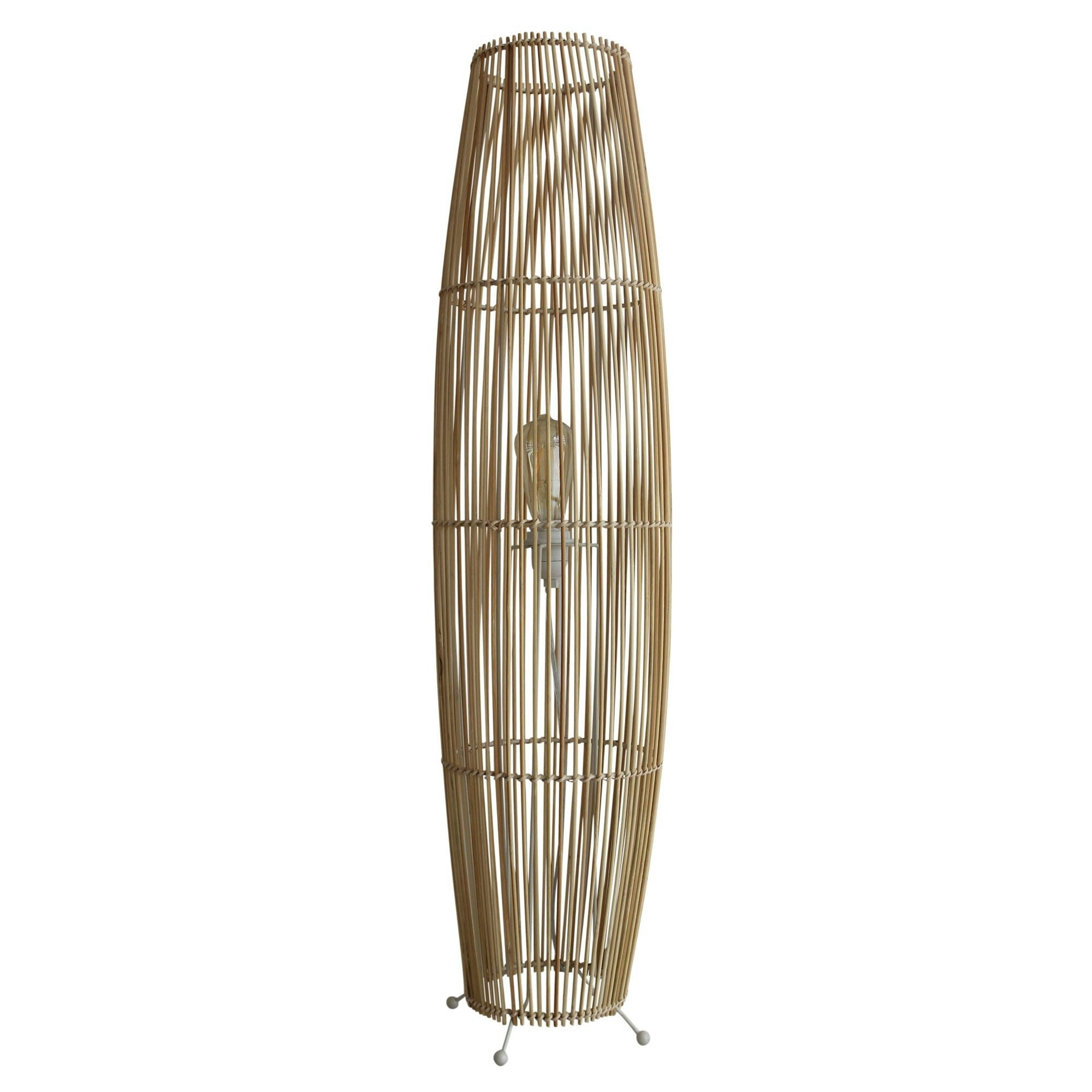 MATRAM Rattan Cane Floor Lamp