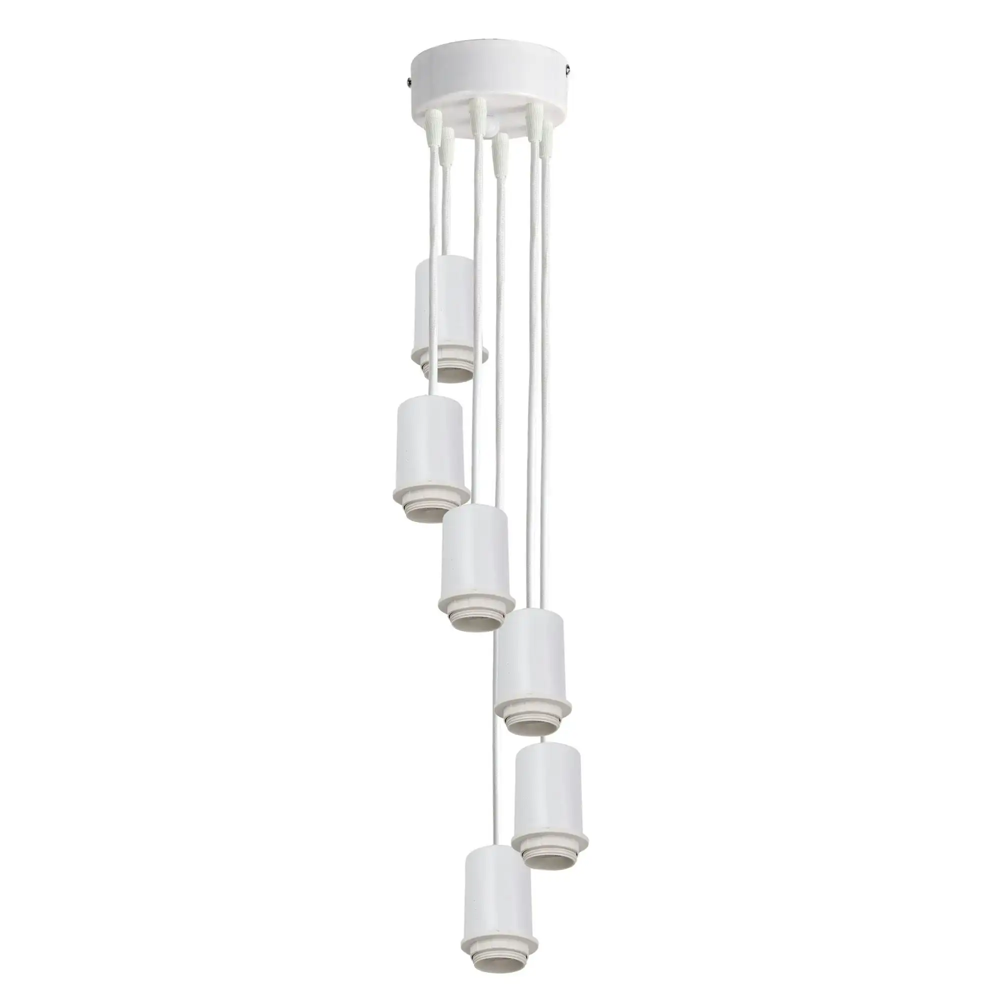 POP 6 LIGHT White Multi Drop 180cm Suspension