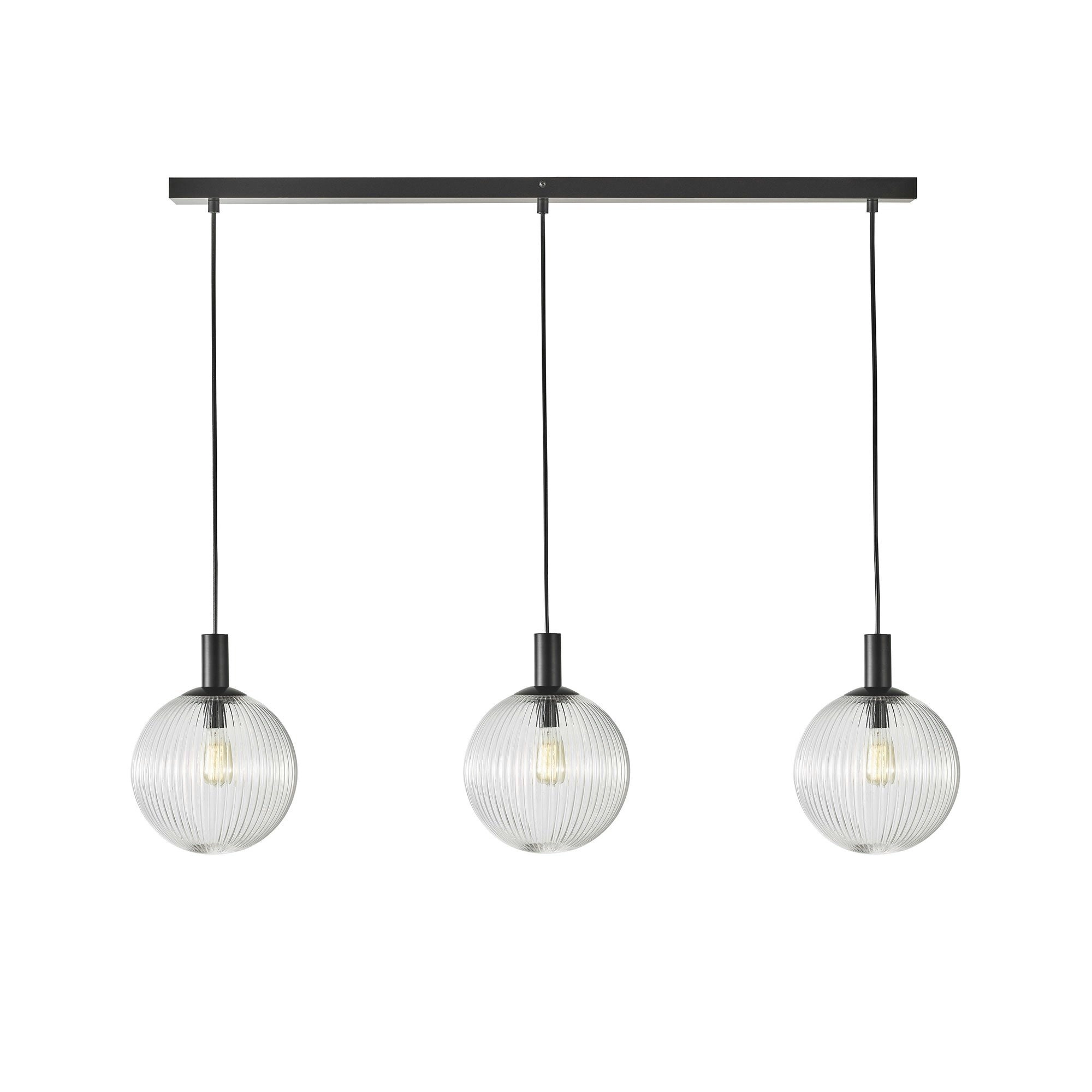 LEGARNO TRILIGHT 3 Light Clear Glass Pendant