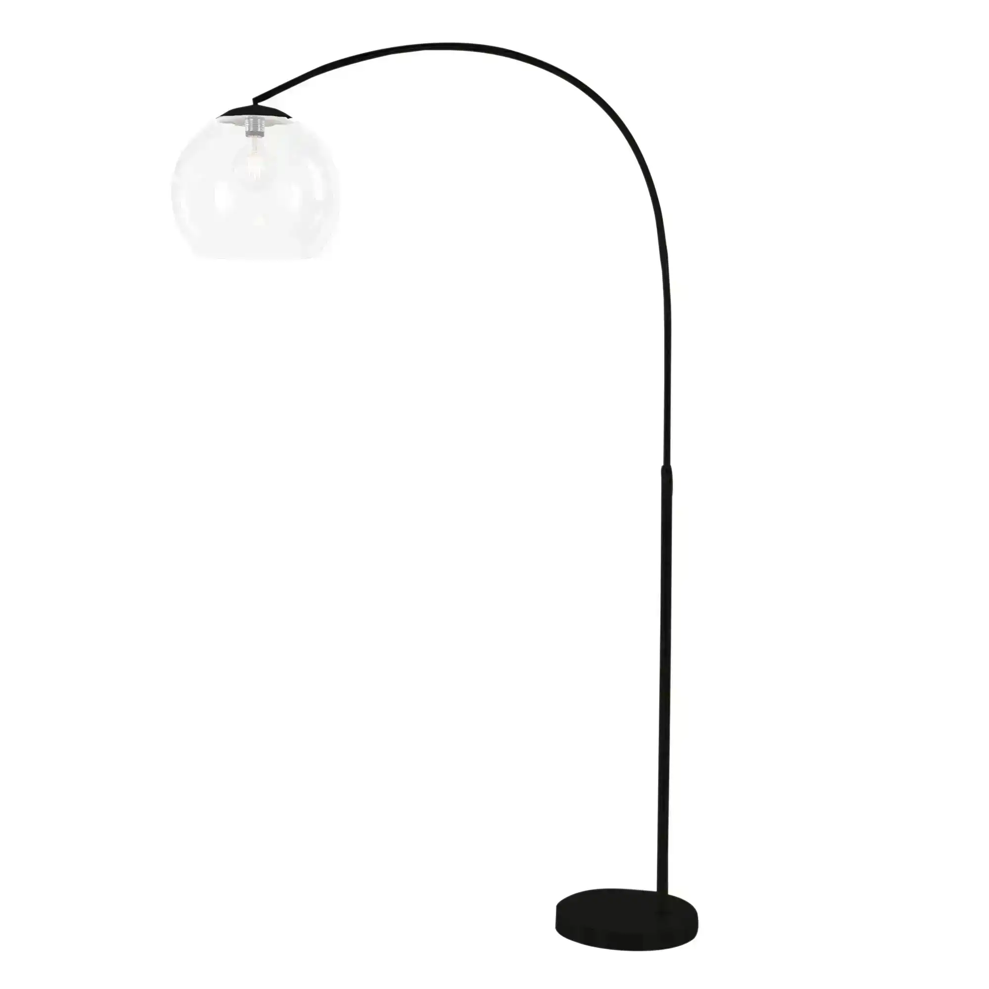 East Side Table Lamp Black with Black Shade
