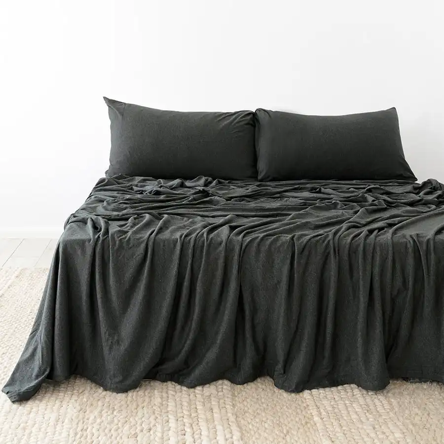 Bambury BedT Organica Sheet Set - Charcoal