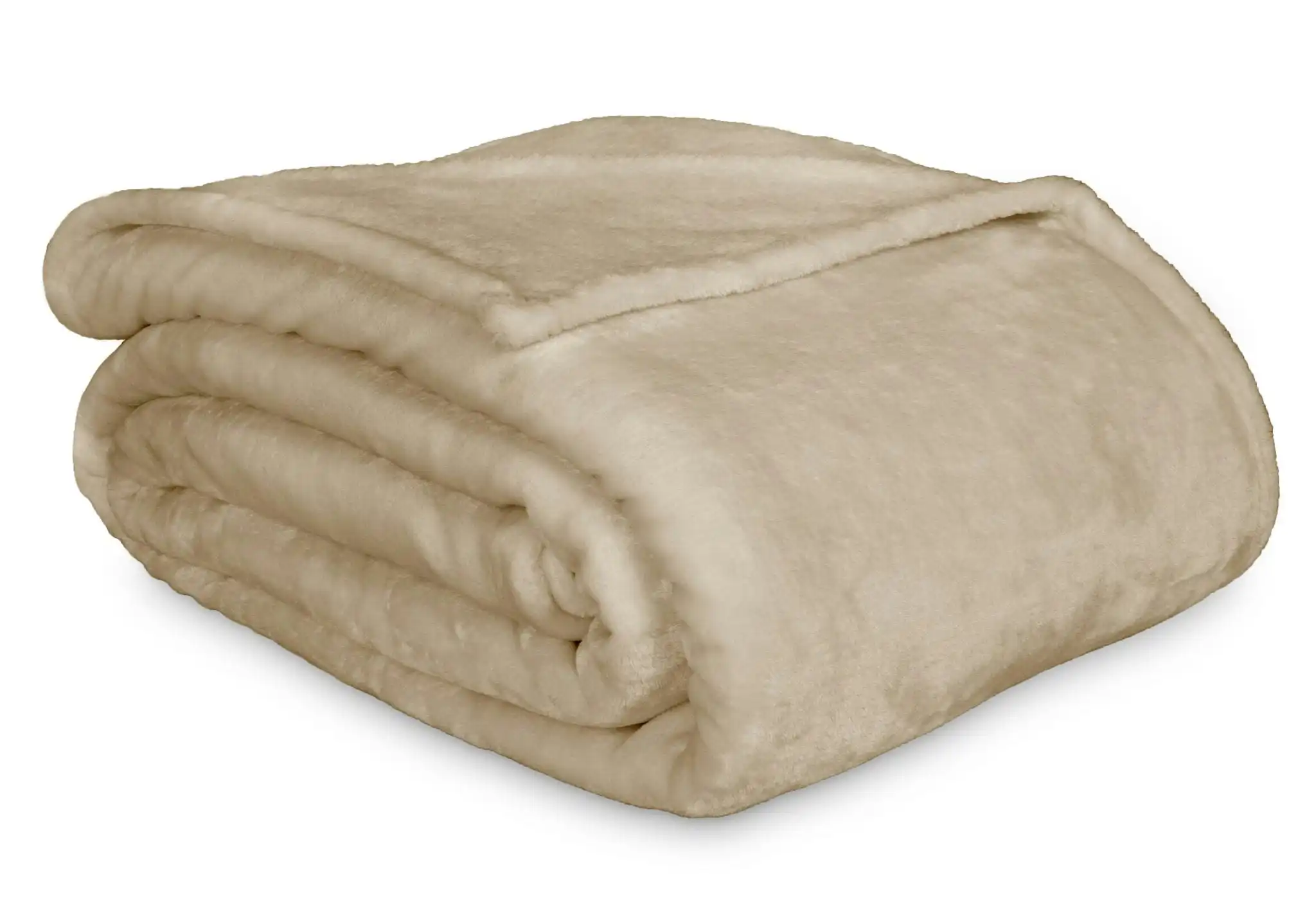 ARDOR BOUDOIR "Lucia" LUXURY PLUSH VELVET BLANKET - STONE