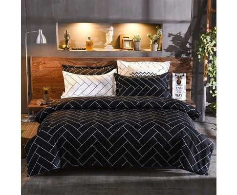 Gioia Casa Ava microfiber reversible quilt cover set