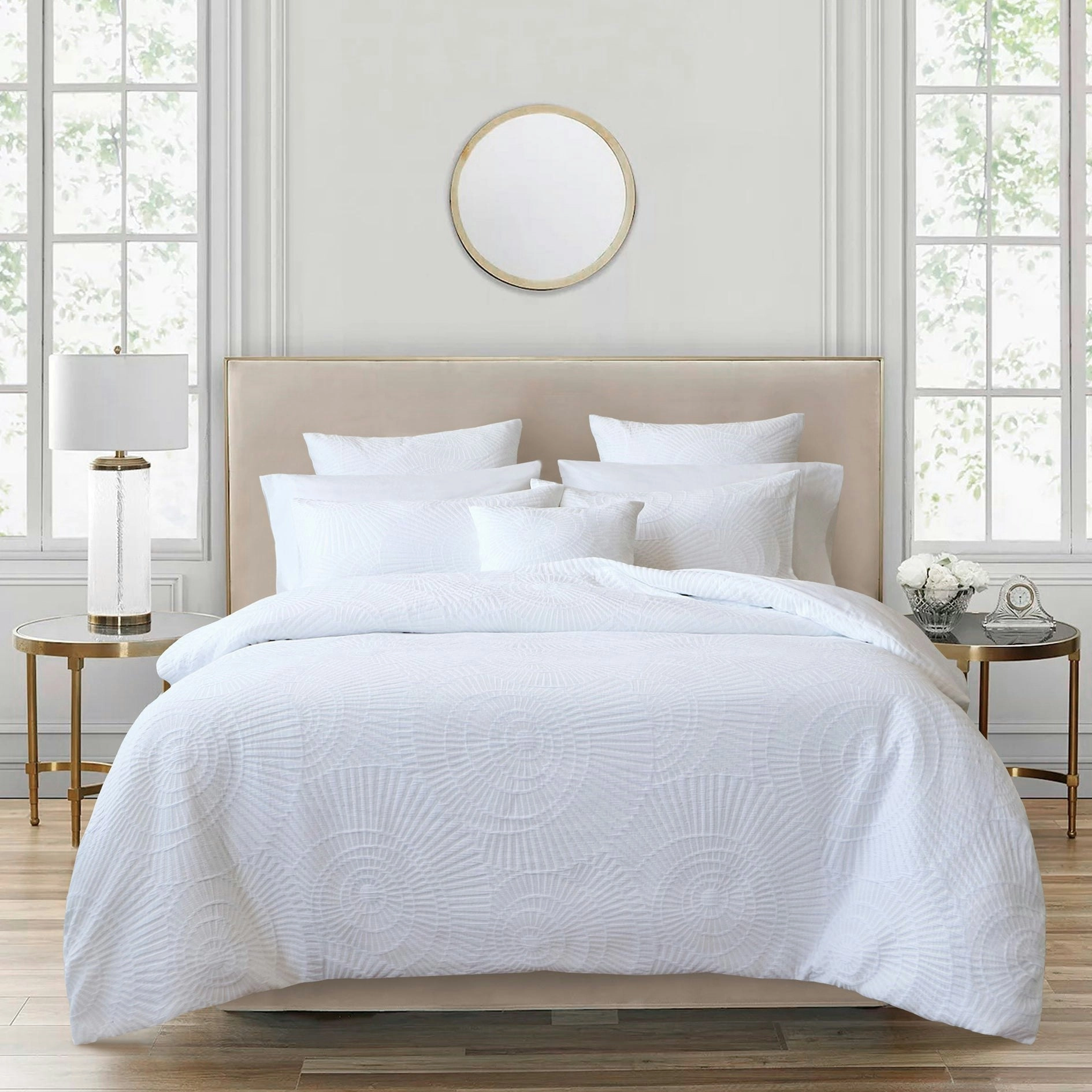 Bianca Bedding Byron White Quilt Cover Set