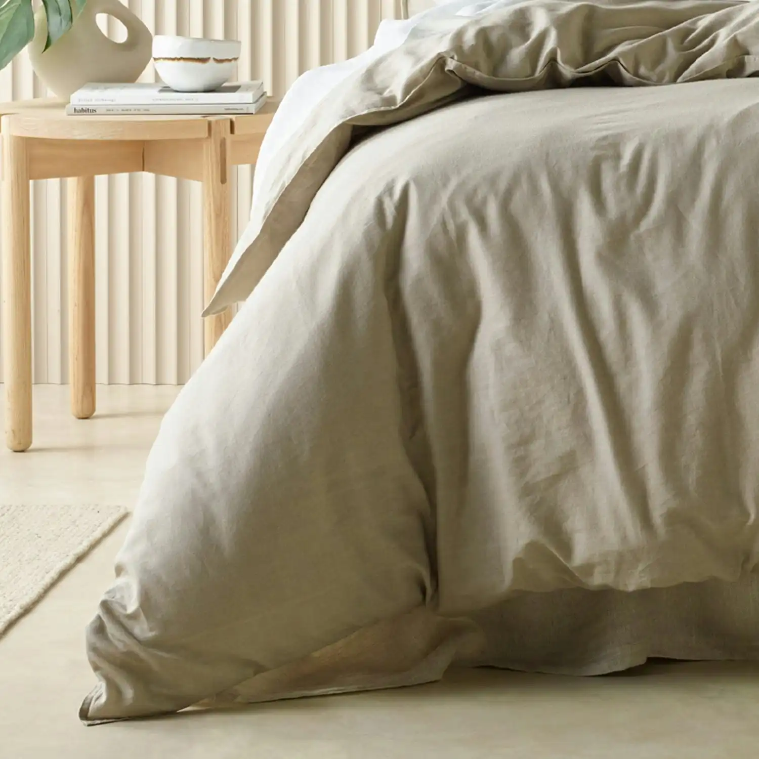 Bianca Bedding Acacia Sand Quilt Cover Set