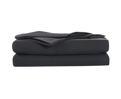 Organic Bamboo Duvet Cover Set A - Charcoal