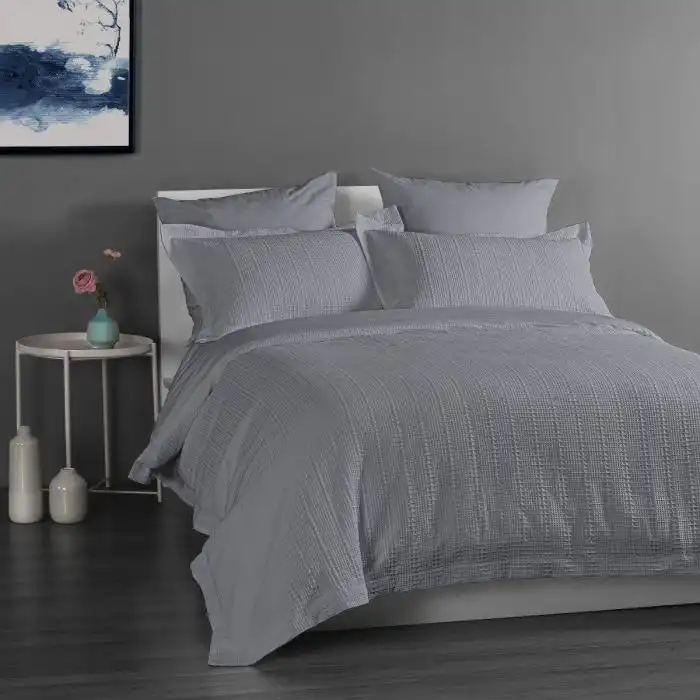 Onkaparinga Yarra Quilt Cover Set - Grey