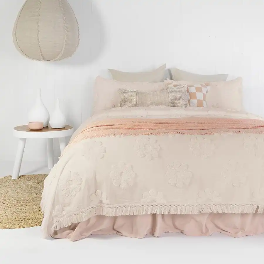 Bambury Everlasting Coverlet Set - Shell