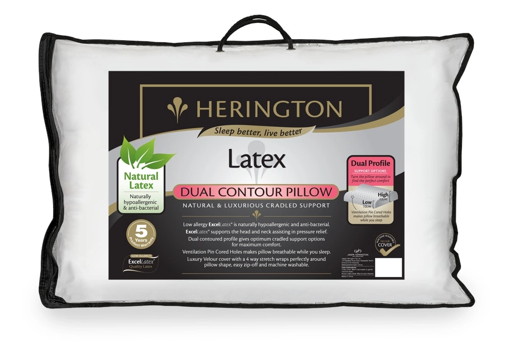 Herington Latex Dual Contour Profile Pillow