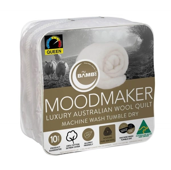 My Bambi MOODMAKER WOOL 300GSM Quilt - LIGHT LOFT