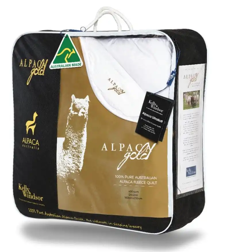 Kelly & Windsor Alpaca Gold All Seasons Quilt (2 in 1)