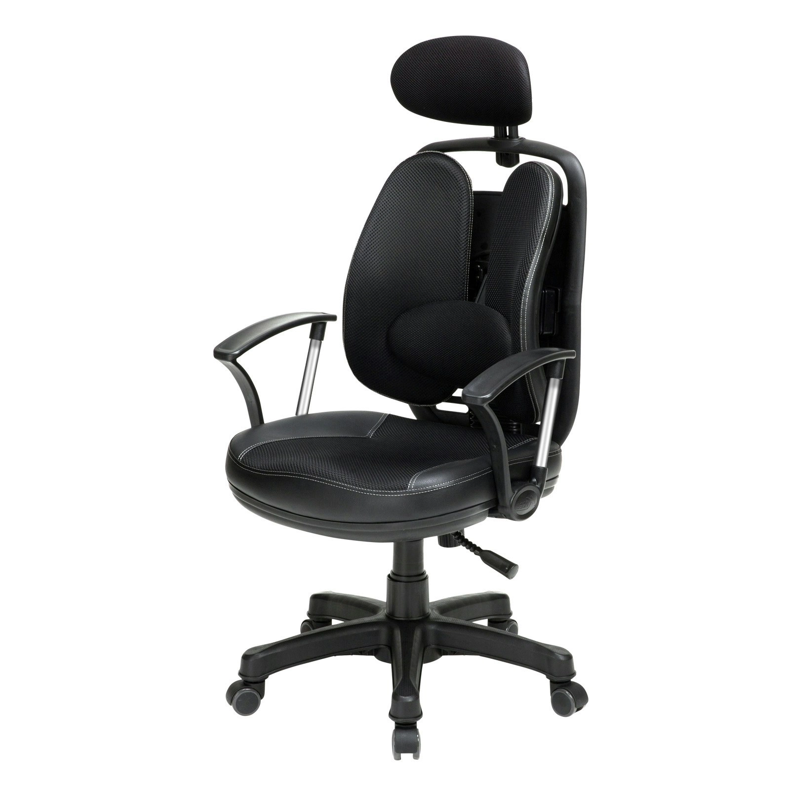 Korean Office Chair SUPERB - BLACK