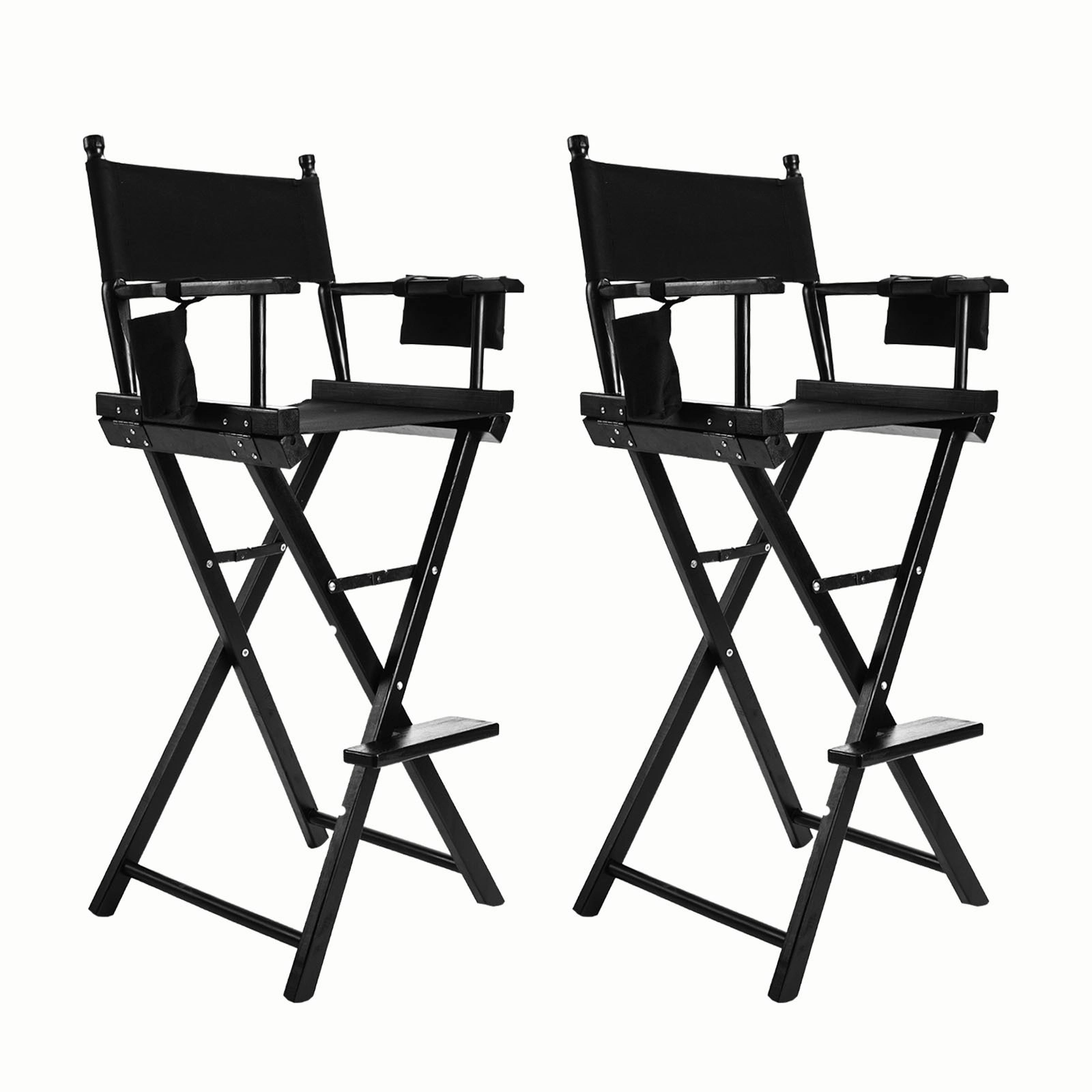 2X 75cm Tall Director Chair - DARK HUMOR