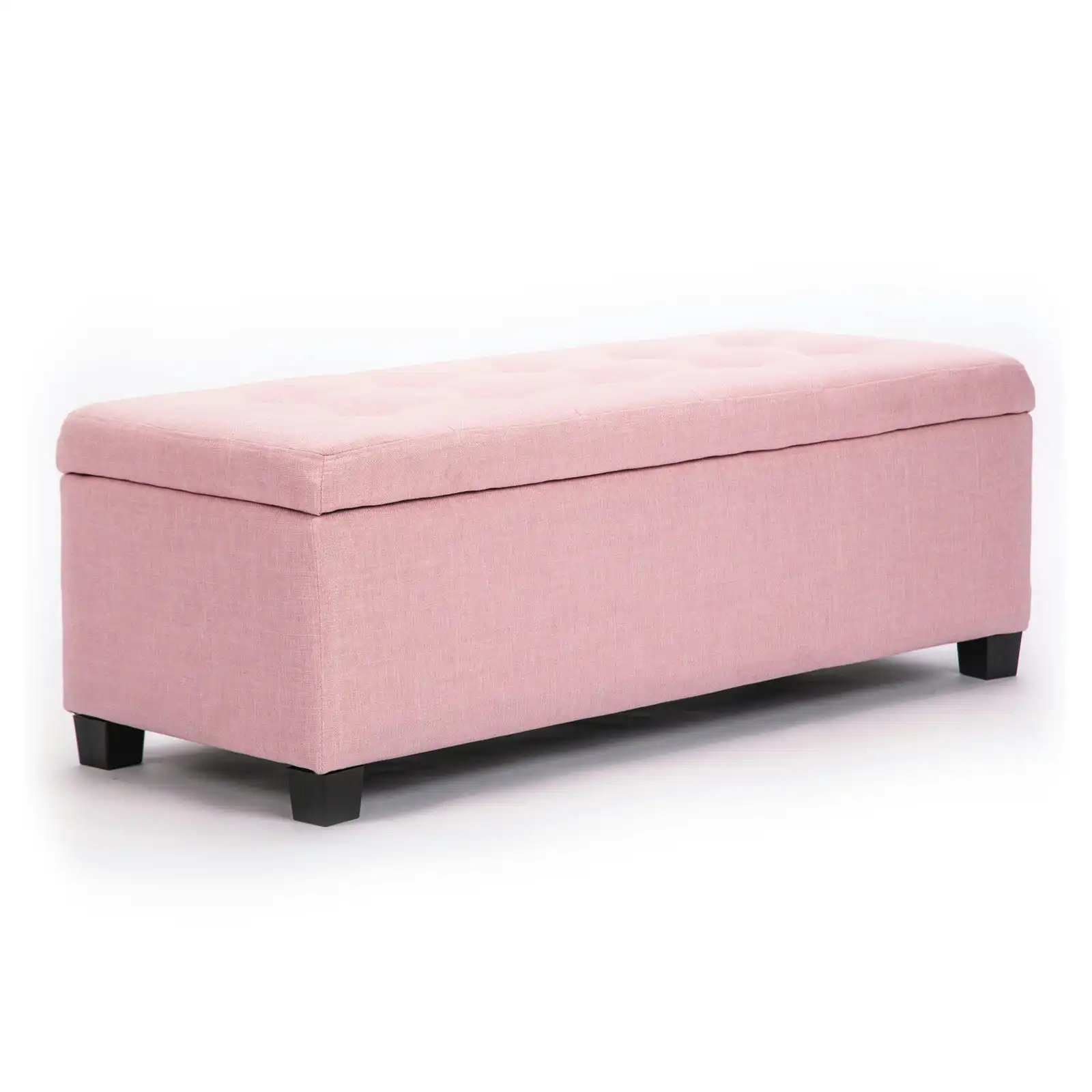 102cm Storage Ottoman Fabric - PINK