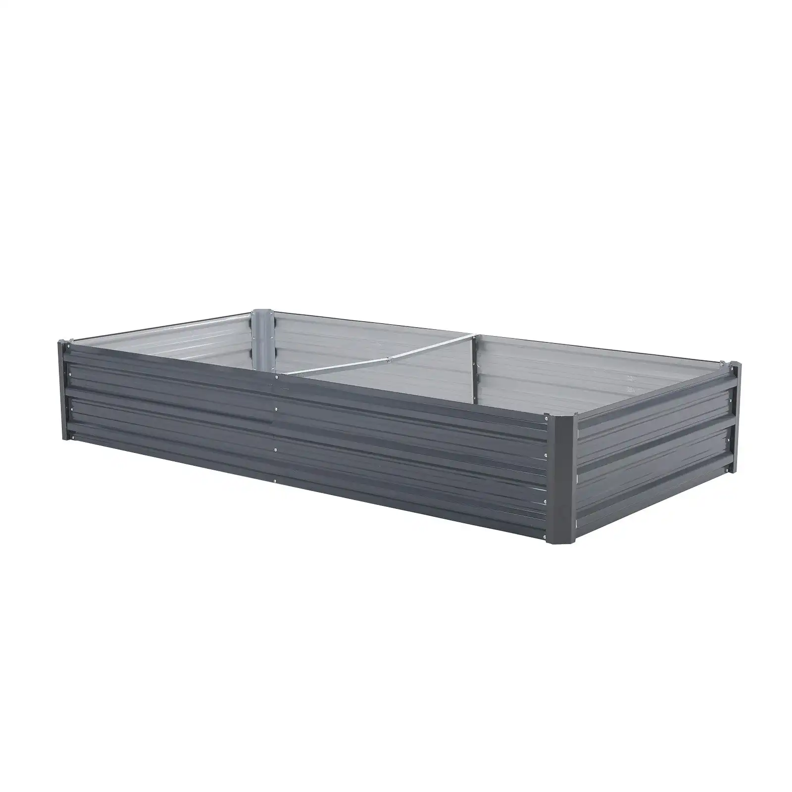 Raised Garden Bed Rectangular 180 x 90 x 30cm - GREY