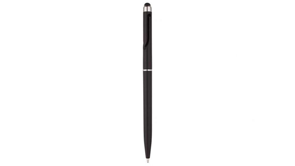 Precision 2-in-1 Black Stylus Pen for Tablets, Smartphones & Touchscreen Devices