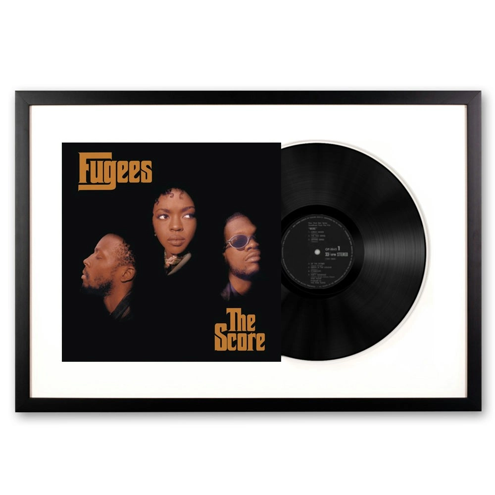 Framed Fugees the Score Vinyl Album Art