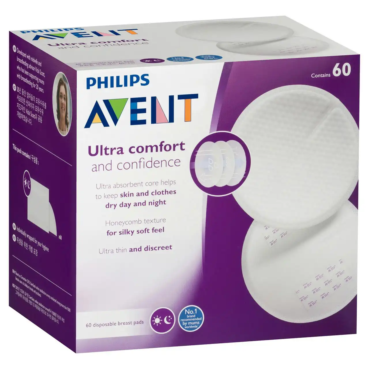 Philips Avent Ultra Comfort Disposable Breast Pads 60 Pack