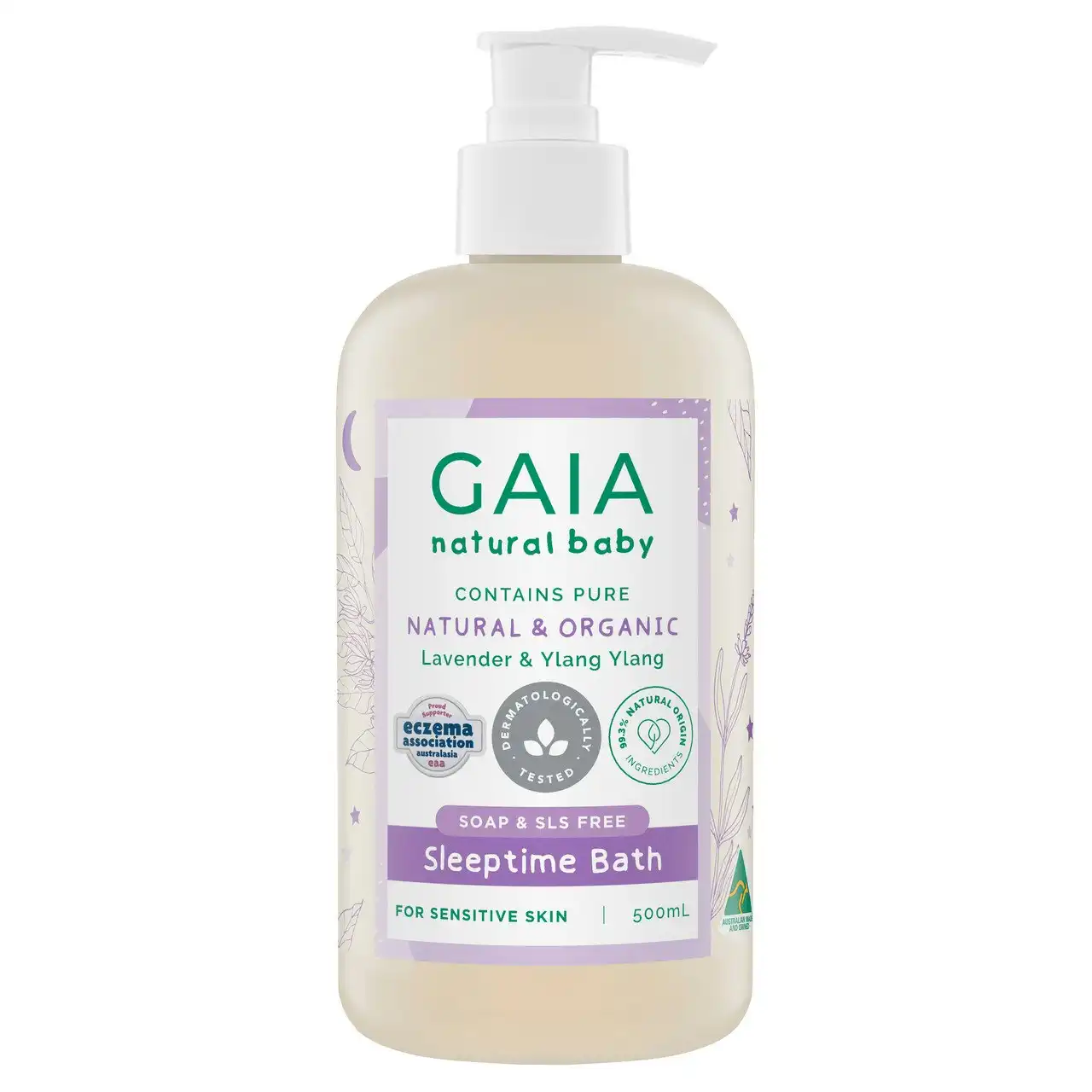 Gaia Natural Baby Sleeptime Wash 500mL