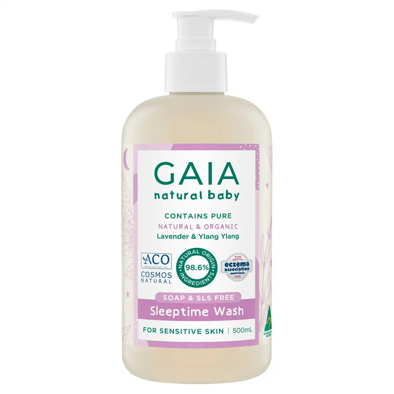 Gaia Natural Baby Sleeptime Wash 500mL