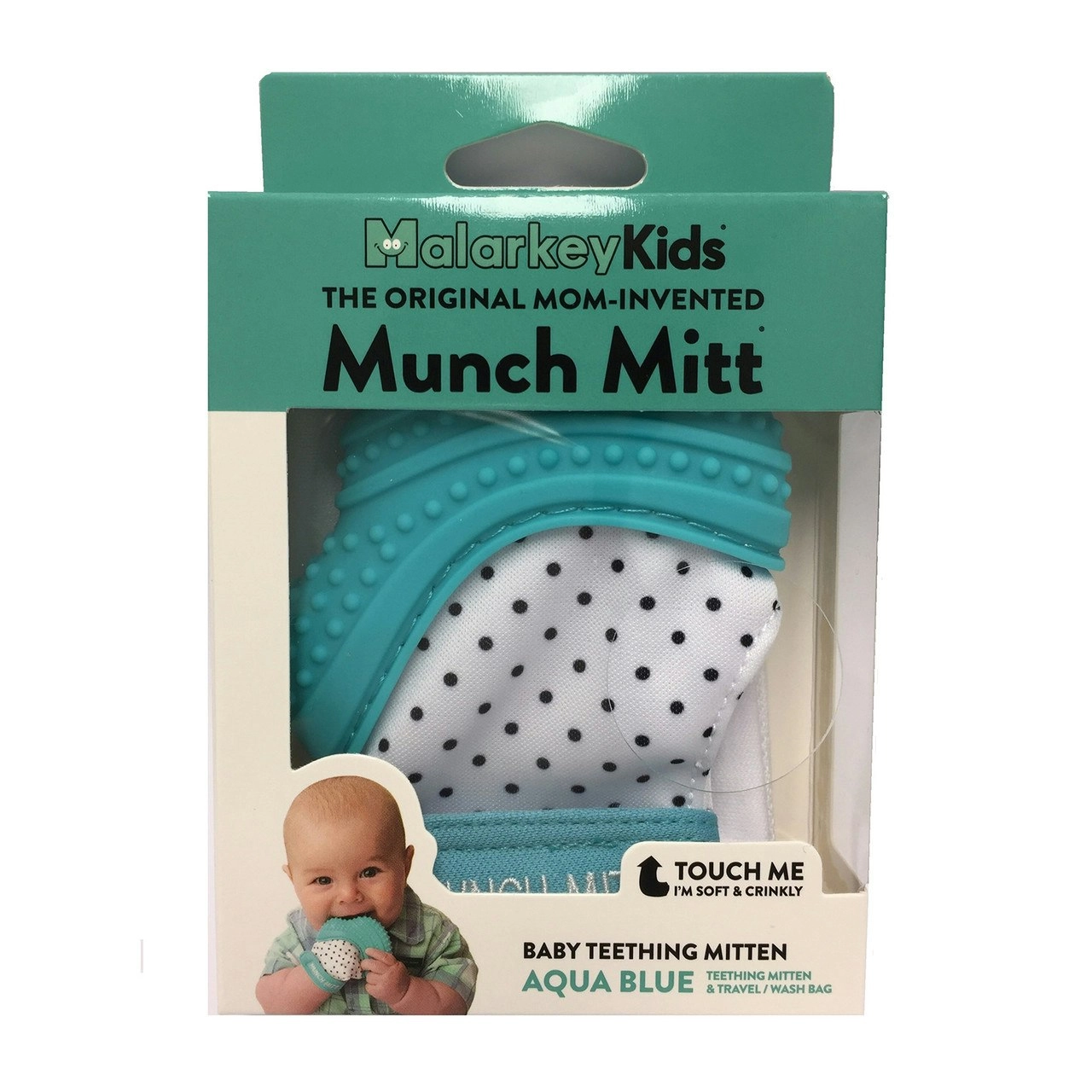 Malarkey Kids Munch Mitt Aqua Blue