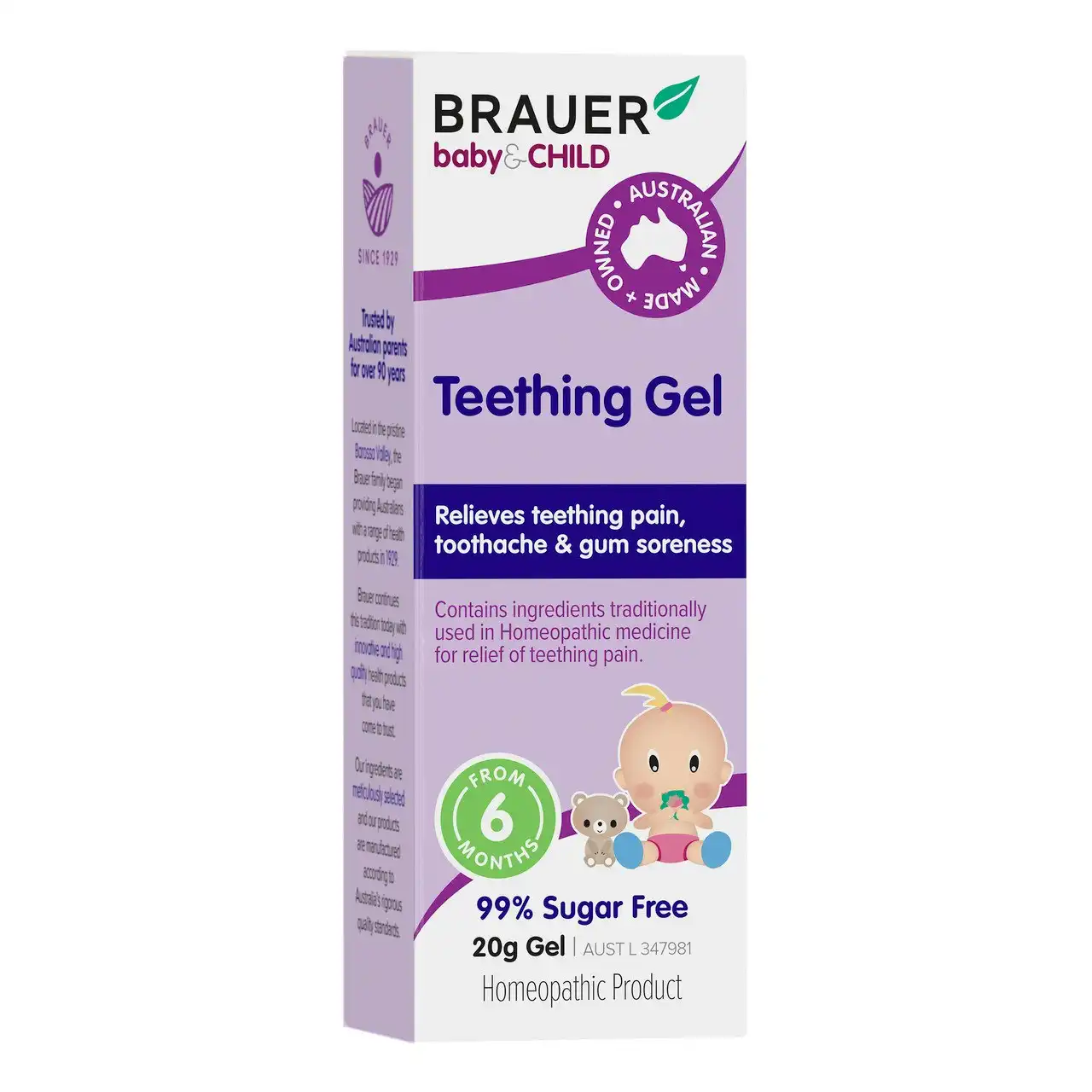 Brauer Baby & Child Teething Gel 20g