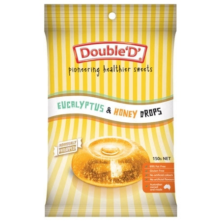 Double 'D' Eucalyptus & Honey Drops 150g