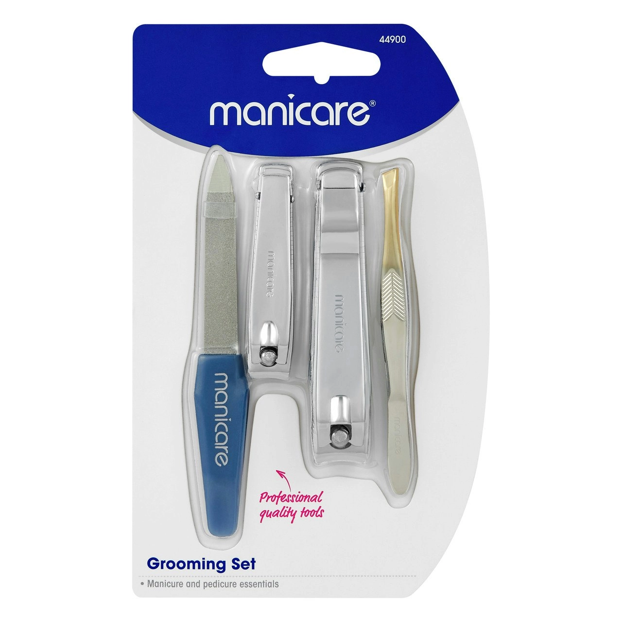 Manicare Grooming Set, Manicure and Pedicure, 4 PCE