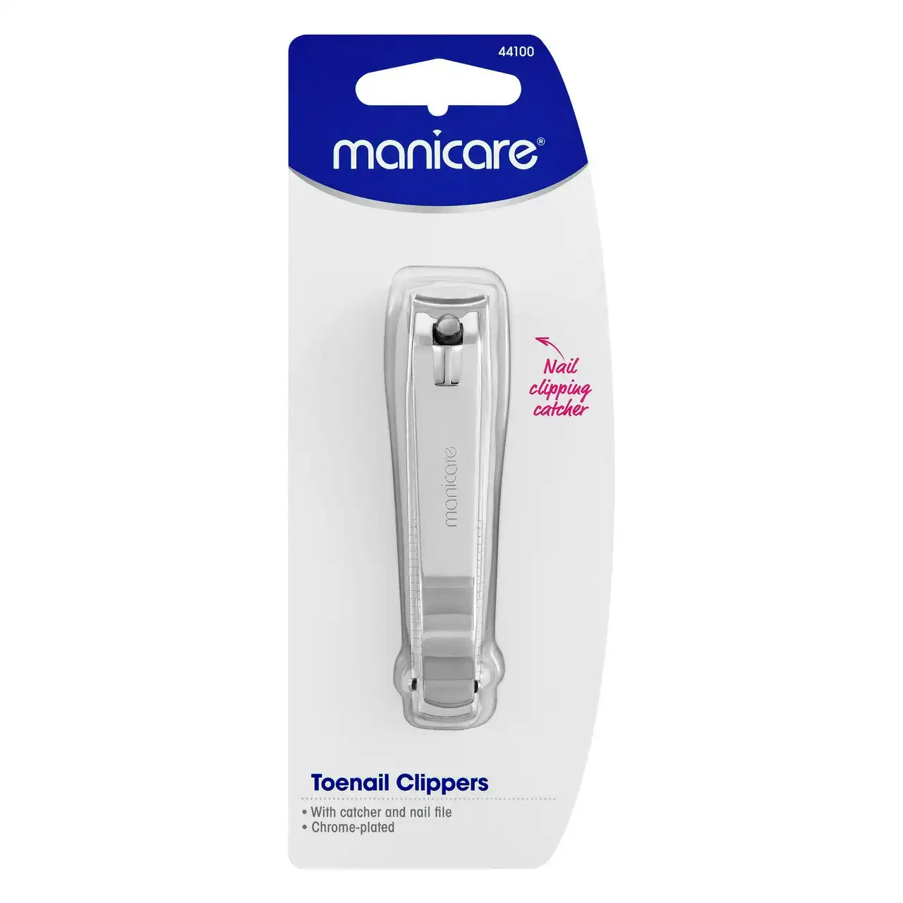 Manicare Toenail Clippers, With Catcher & Nail File