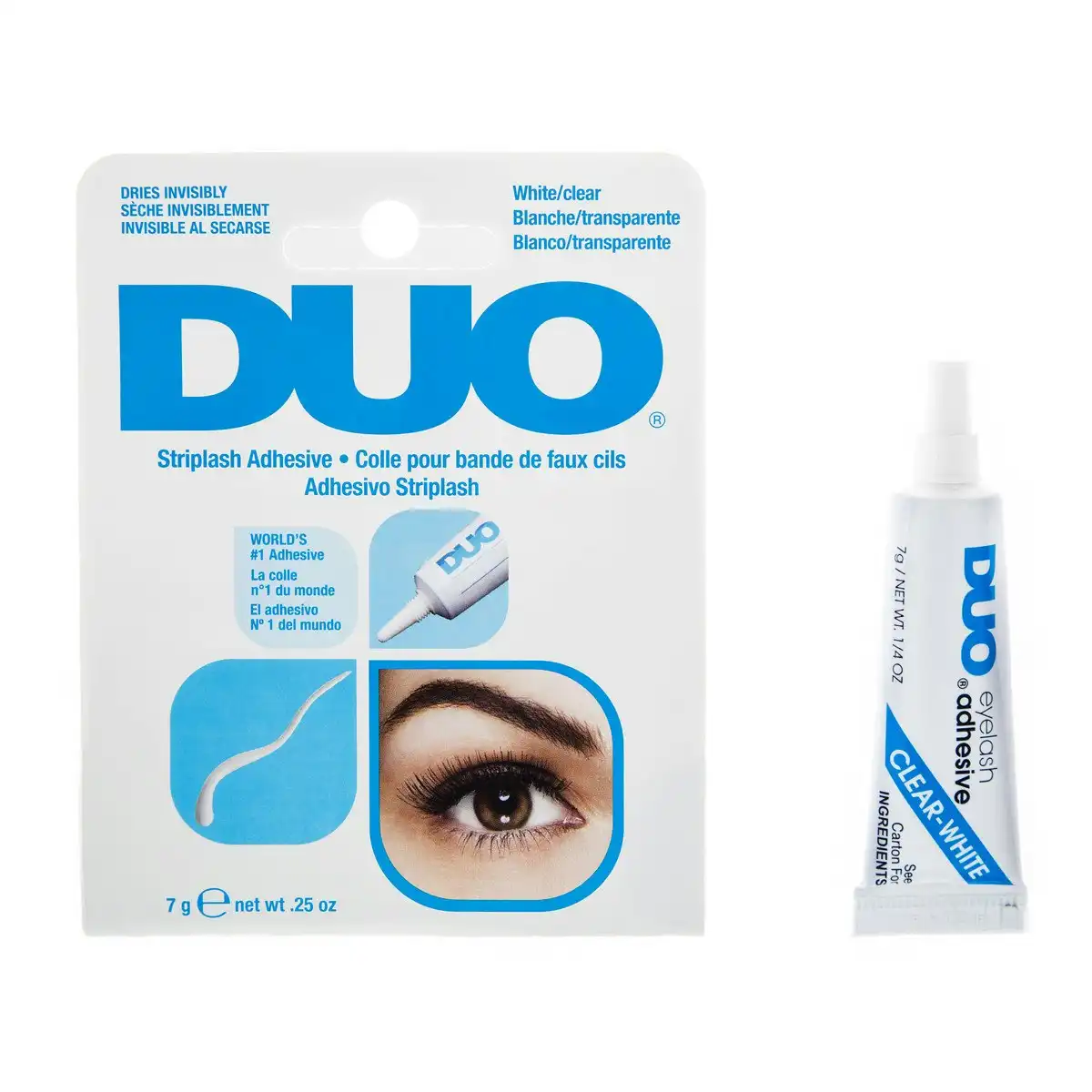 Duo Striplash Adhesive White-Clear