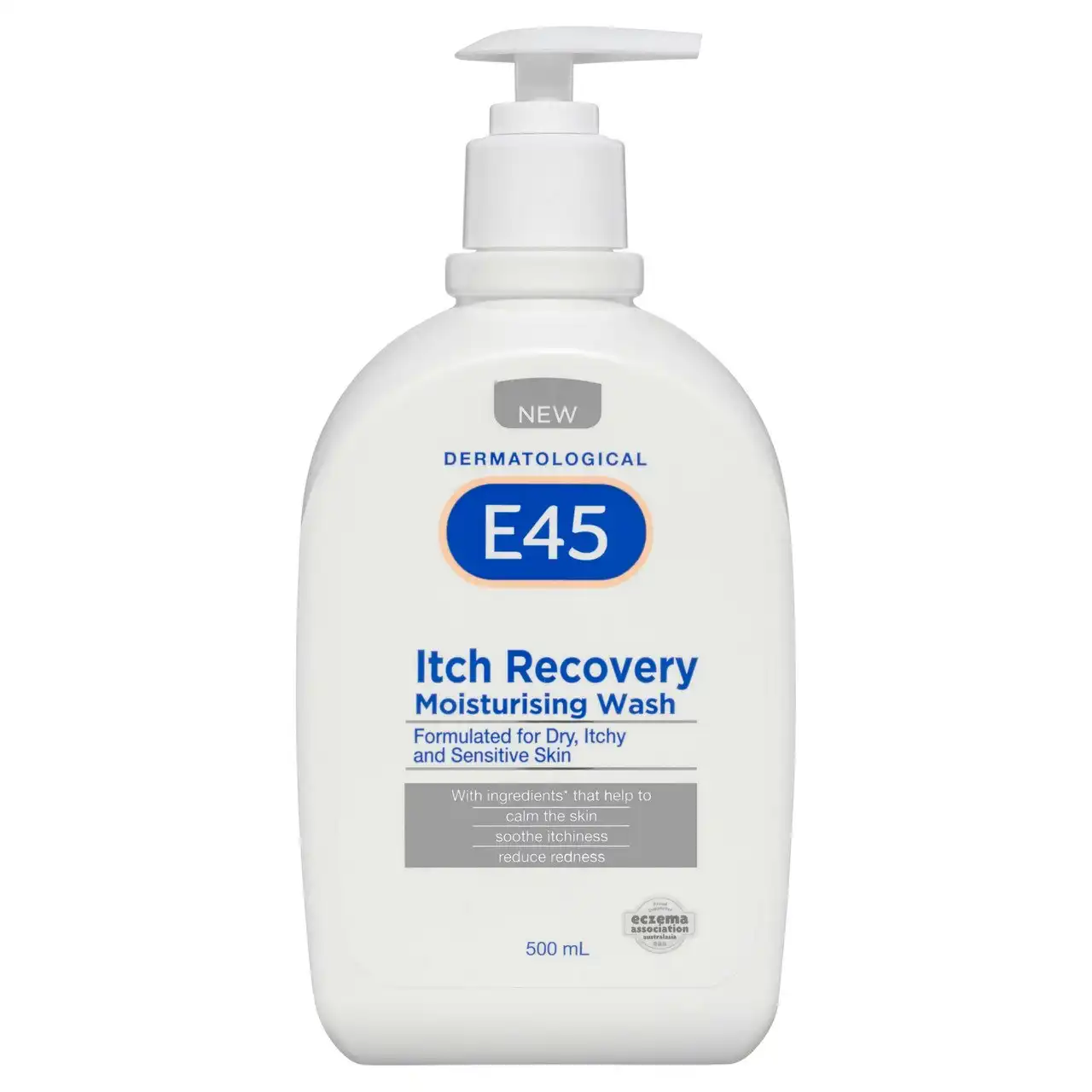 E45 Itch Recovery Body Wash 500mL