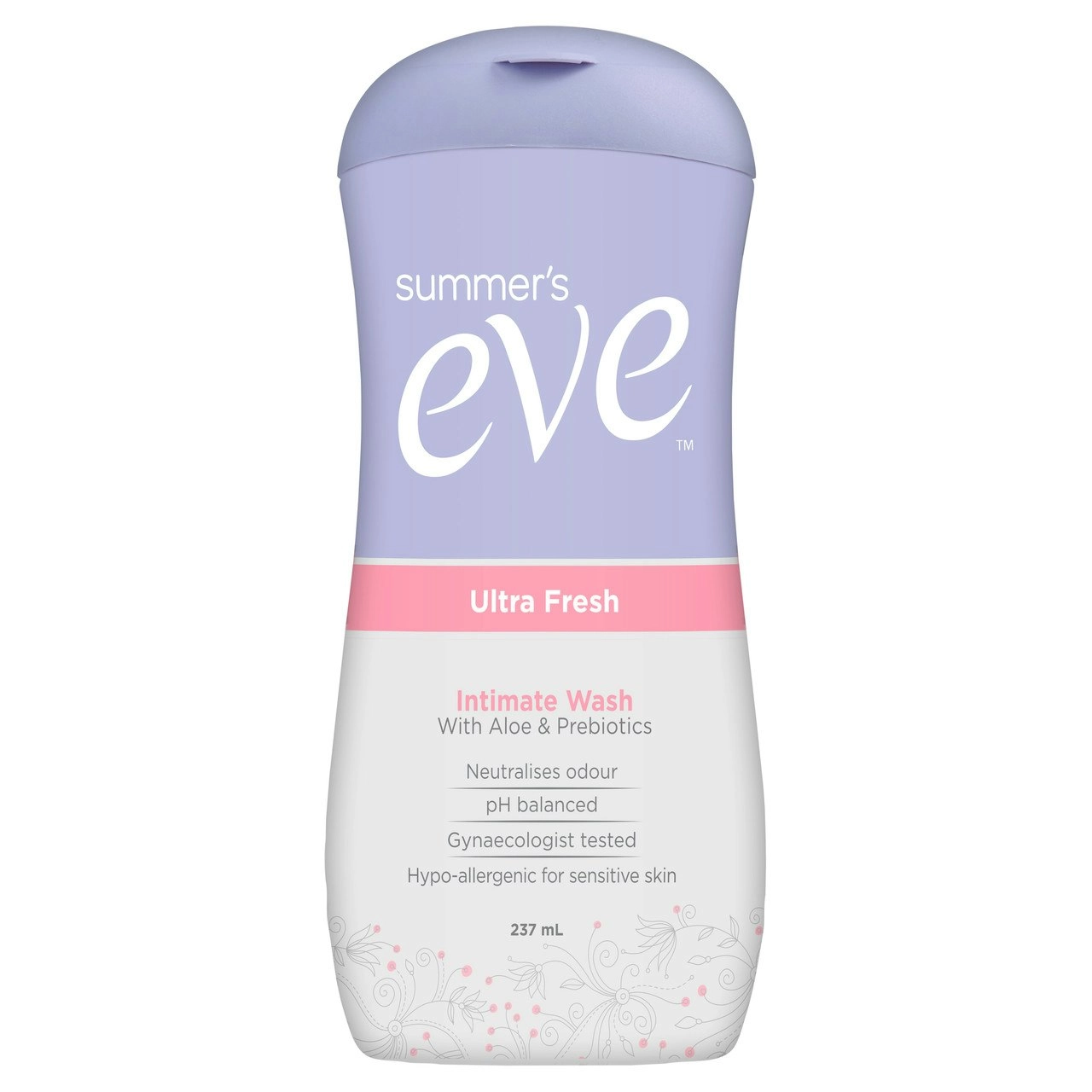 Summer's Eve Ultra Fresh Intimate Wash with Aloe & Prebiotics 237mL