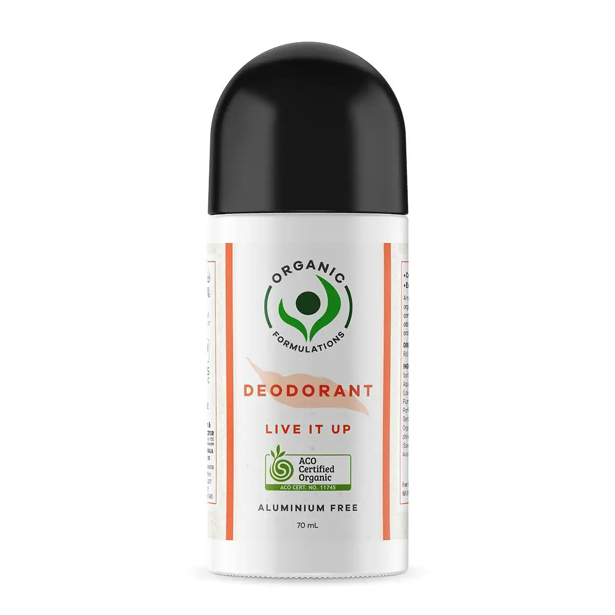 Organic Formulations Live It Up Deodorant 70ml