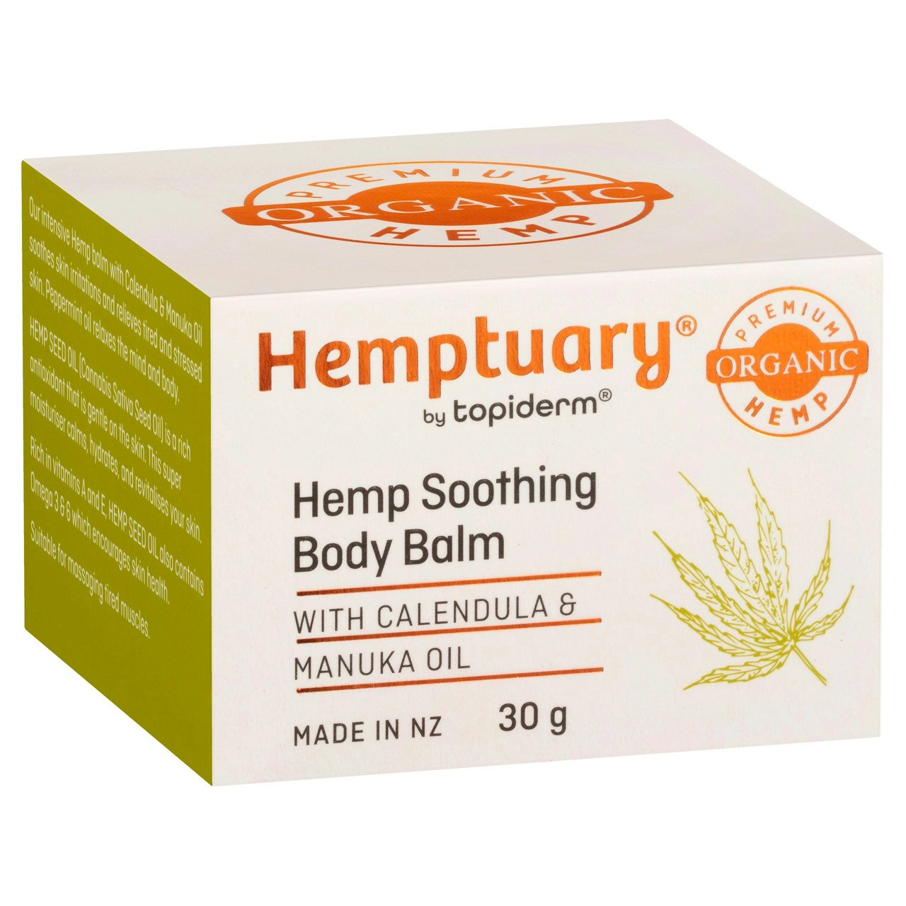 Hemptuary(R) by Topiderm(R) Hemp Soothing Body Balm 30g