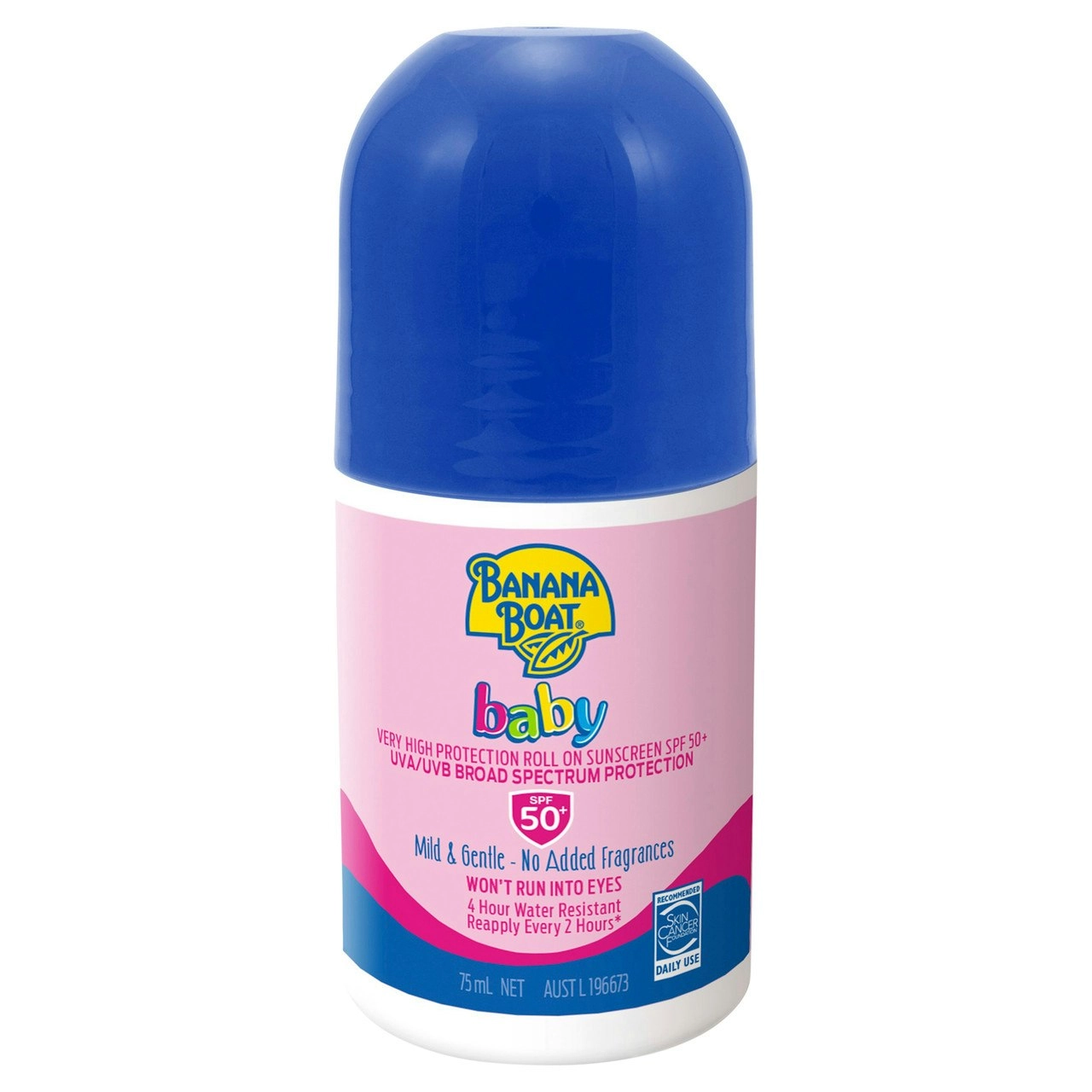 Banana Boat Baby Roll On Sunscreen SPF 50+ 75mL