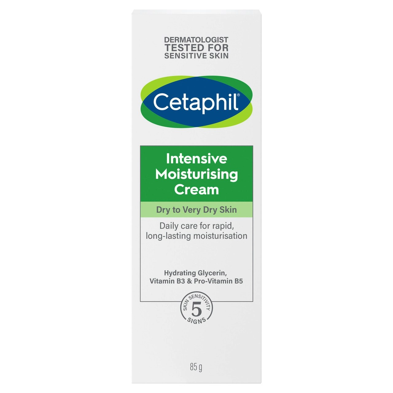 Cetaphil Intensive Moisturising Cream 85g, For Very Dry Skin