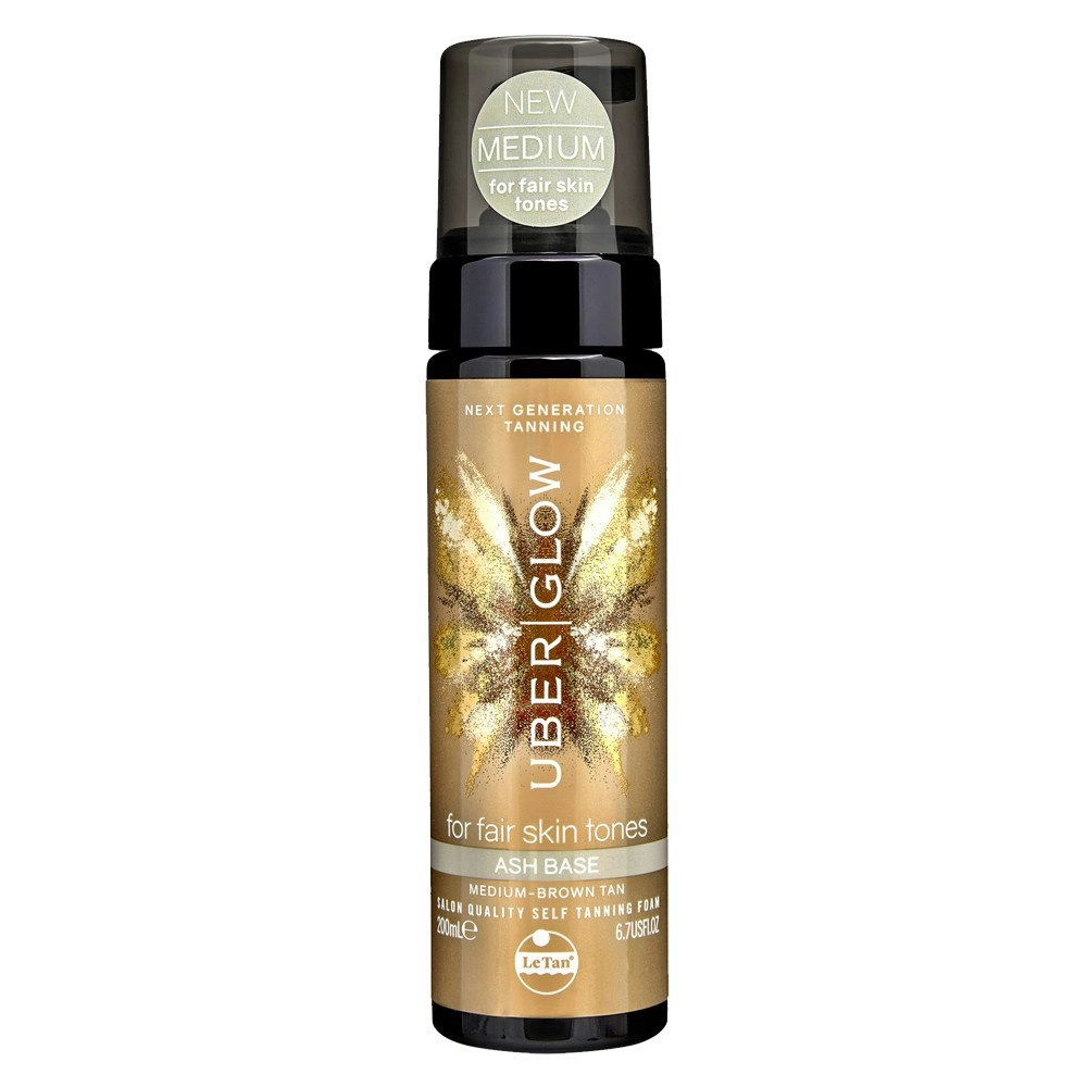 Le Tan Uber Glow Ash Base Medium Brown Tanning Foam 200ml