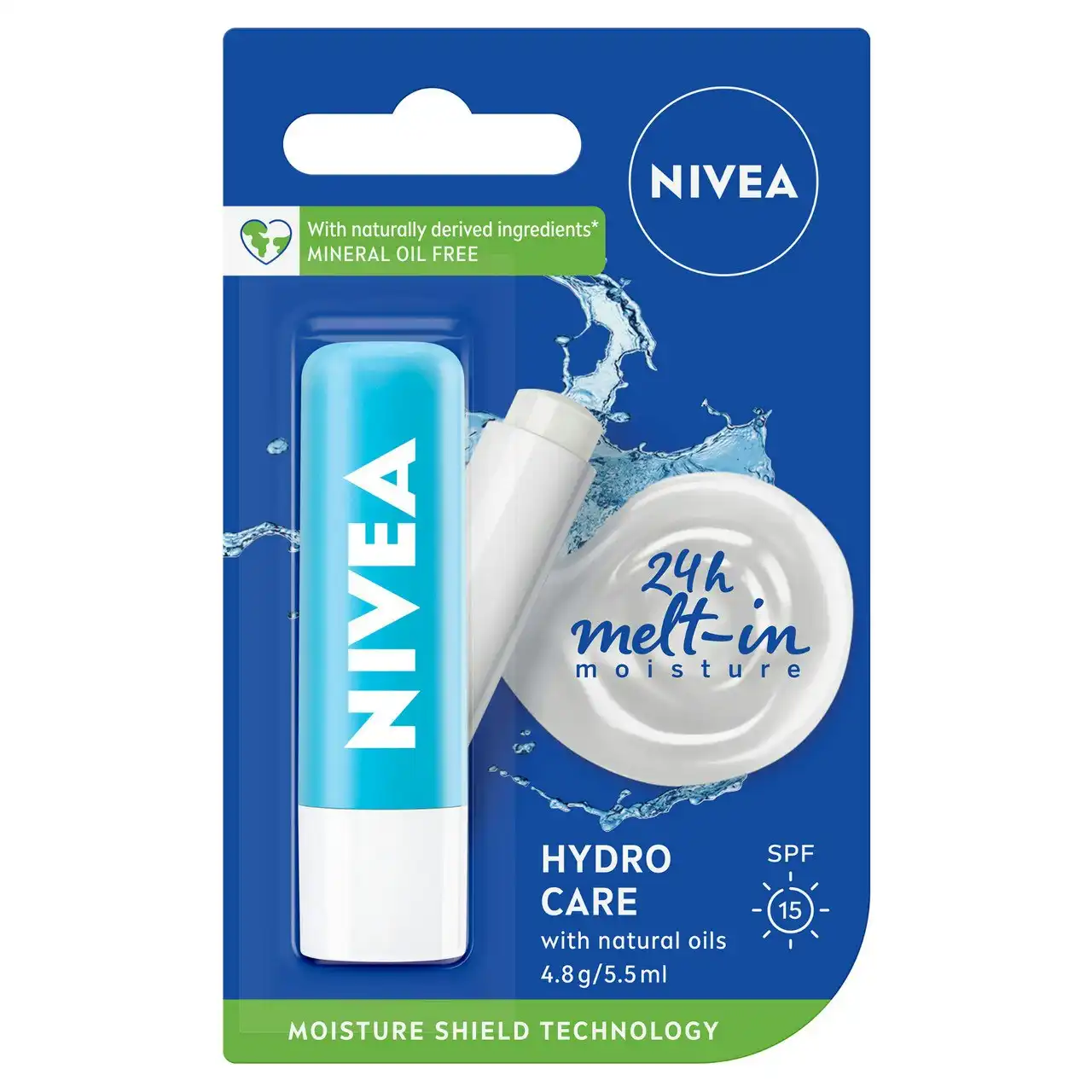 Nivea Lip Care Hydro Care SPF15 4.8g