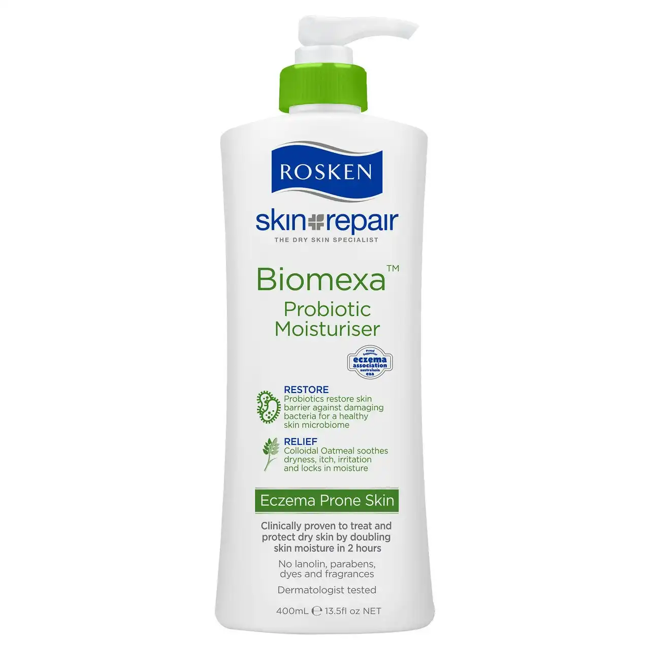 Rosken Biomexa Probiotic Moisturiser 400mL