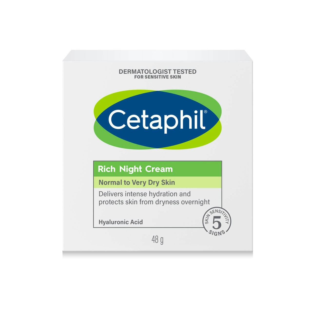 Cetaphil Rich Hydrating Night Cream with Hyaluronic Acid