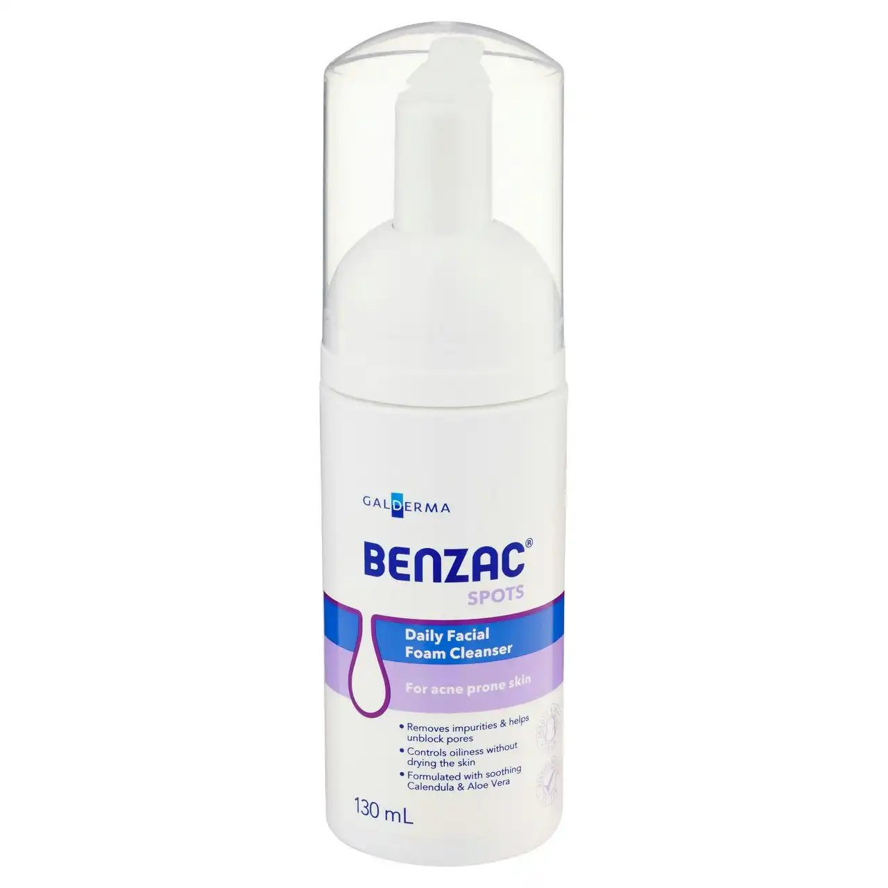 Benzac Purifying Foam Cleanser 130mL