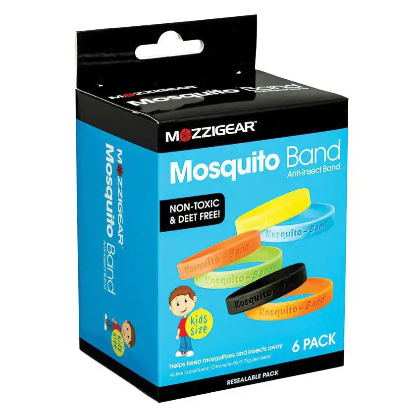 Mozzigear Mosquito Band Kids 6 Pack